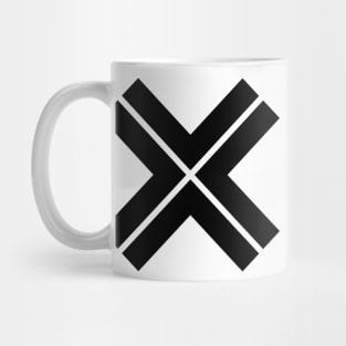 X-cross pattern_1 Mug